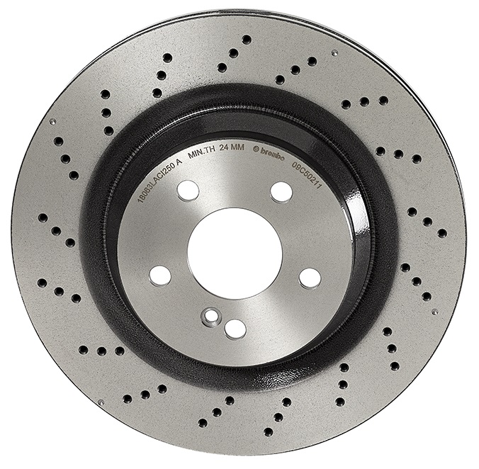 Mercedes Brembo Disc Brake Rotor - Rear (330mm) 2114231112